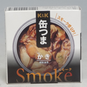 K＆K　缶つまsmoke かき　50ｇ  [7325]